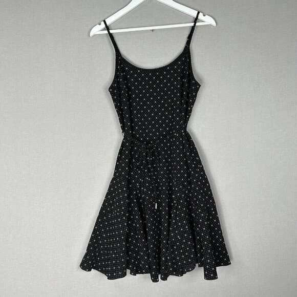 Casero & Associates Swiss Dot Floral Bishop Dress